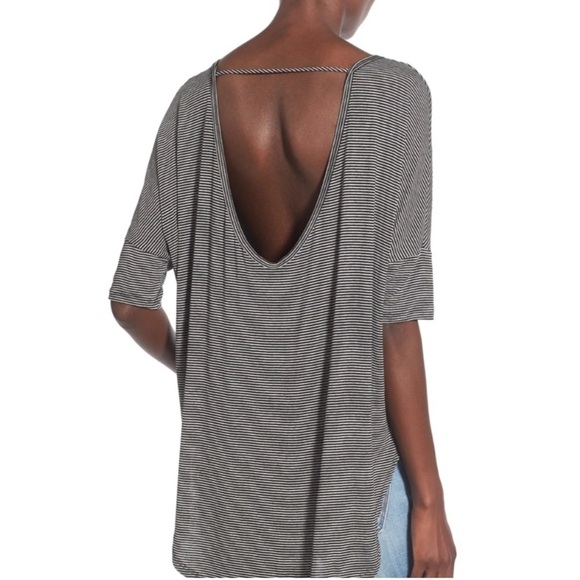 NWT | Lush | Cross Front Oversize Tee | XS - Picture 3 of 9